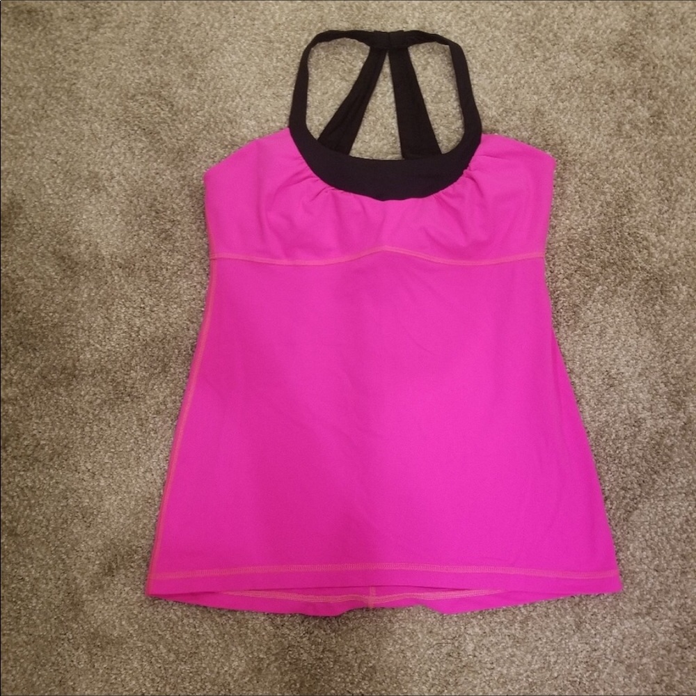 Lululemon hot pink tank